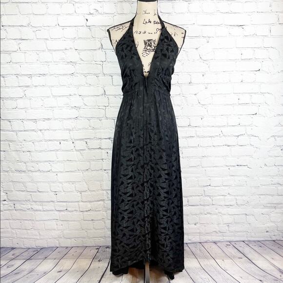 ISABEL MARANT NWT RAIZAMA Black Halter DRESS 6 - Picture 2 of 13